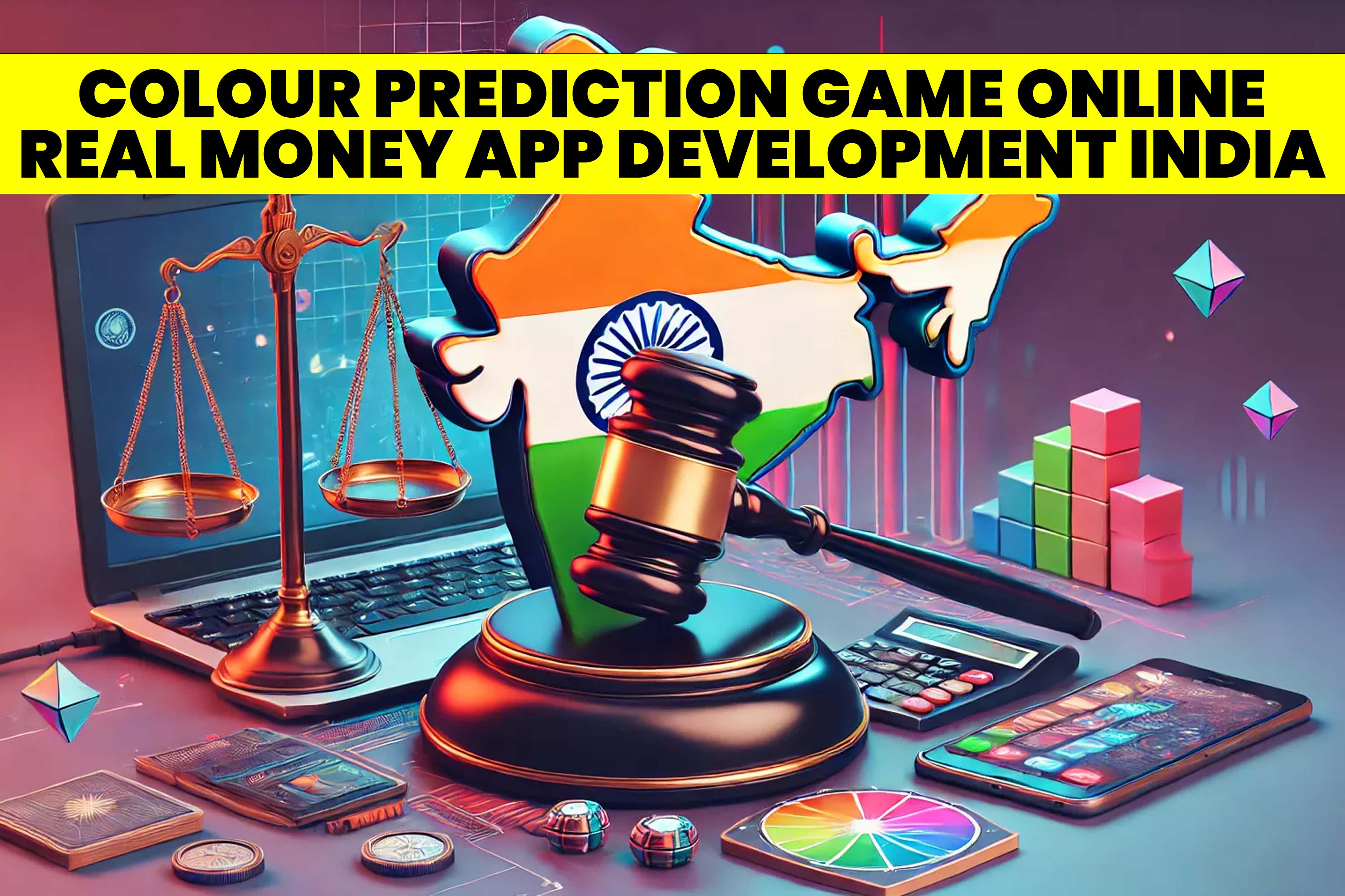 Colour prediction game online real money app development India.