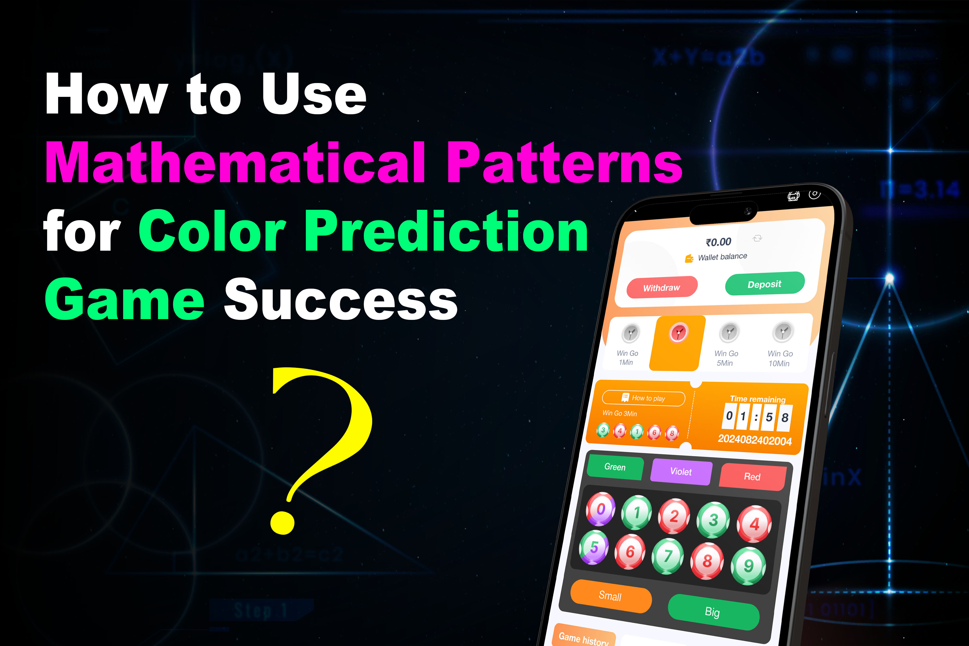 How to Use Mathematical Patterns for Color Prediction Game Success.